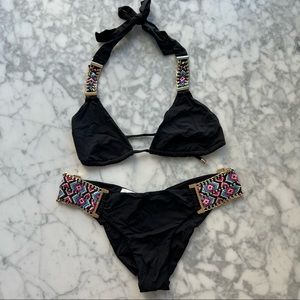 Beach Bunny Black Swimsuit- Medium/Large